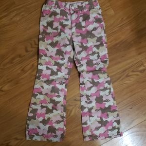 Carter's brand girls' pink camo pants